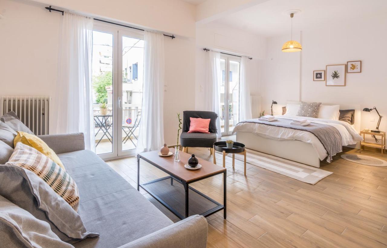 Wide Comfy Studio Apartment Centrally Located In Thissio Ateny Zewnętrze zdjęcie